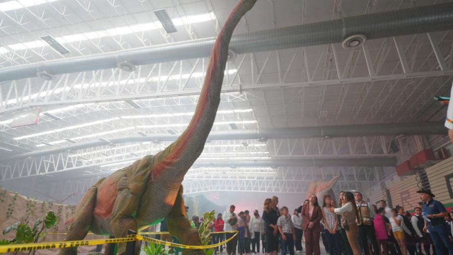 Llega a Nuevo Laredo museo intinerante 'Tierra de Dinosaurios'
