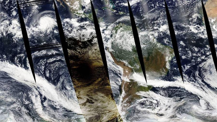  Nasa difunde imagen del eclipse solar captada desde un satélite 