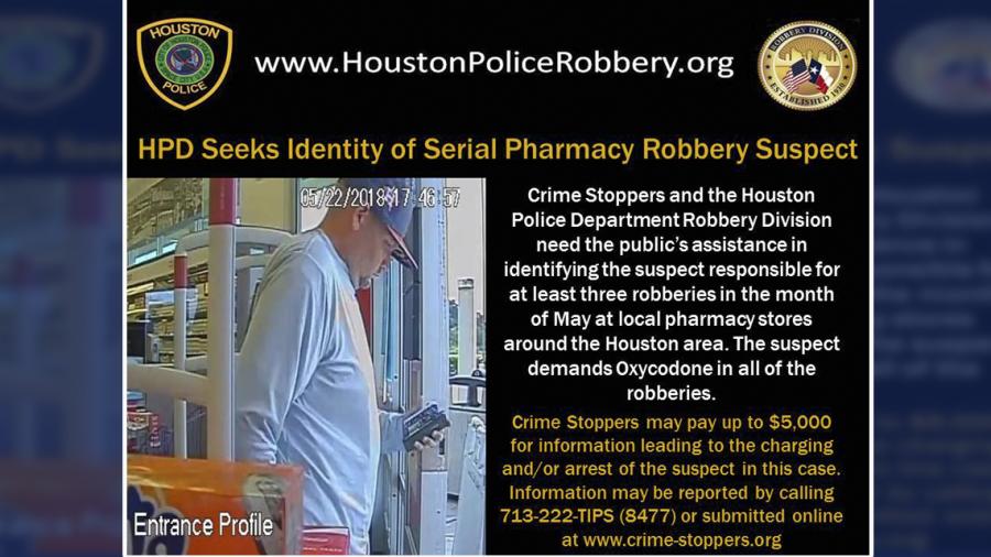 Policía de Houston busca a sospechoso de robo
