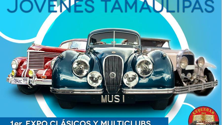 Jóvenes Tamaulipas invita a exhibición de autos