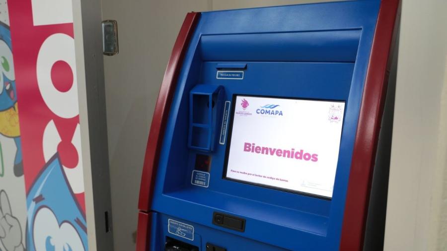  Instala Comapa cajero automático en anexo de Presidencia