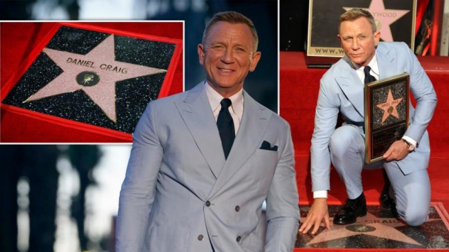 Daniel Craig recibe su estrella en el Paseo de la Fama