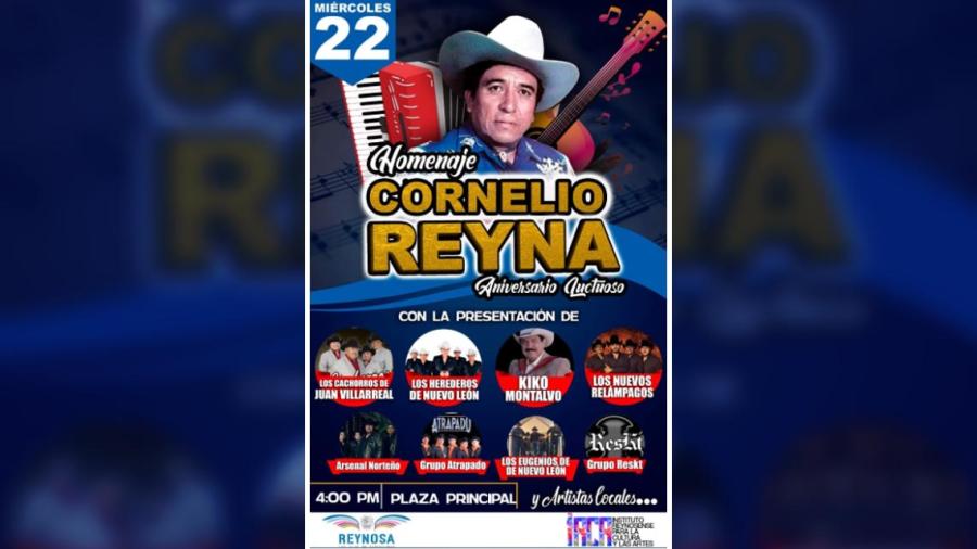 Rendirá Homenaje a Cornelio Reyna el Gobierno Municipal