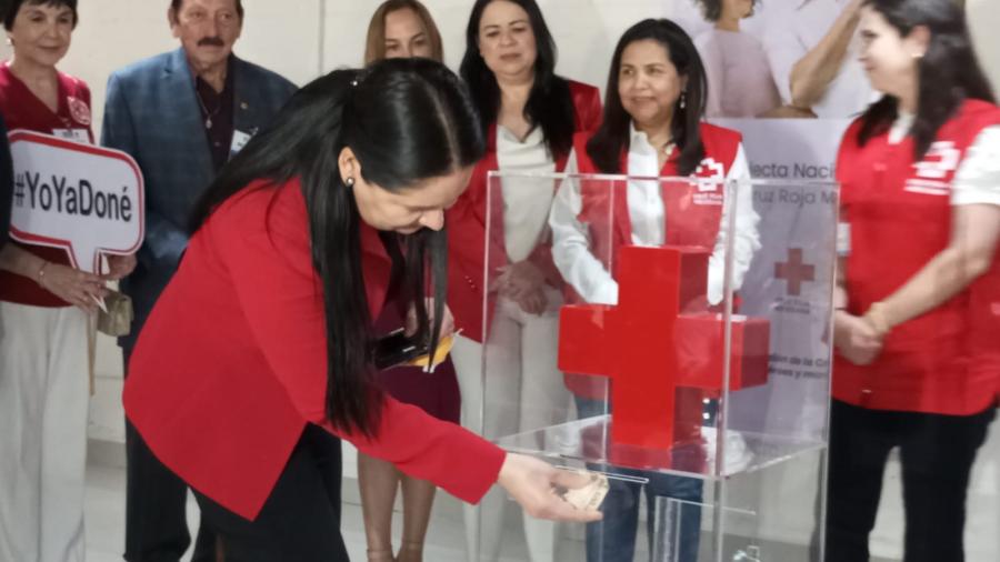 Ponen en marcha la colecta anual de la cruz roja en Matamoros