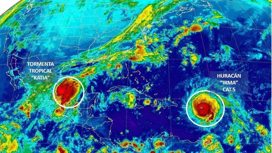 Katia a 165 kilómetros de Tampico