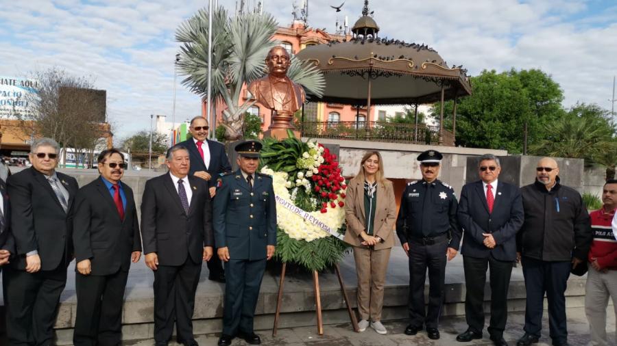 Conmemoran en Reynosa, Natalicio del Benemérito de las Américas