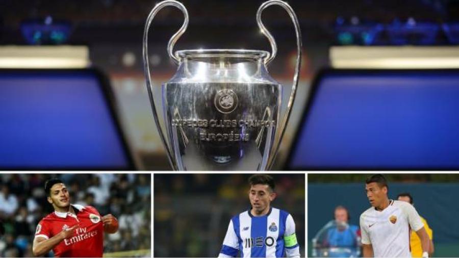 Siete mexicanos en Champions League