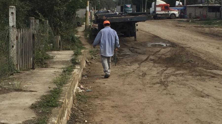 Residentes de ejido, piden conclusi&oacute;n de obra de un dren pluvial