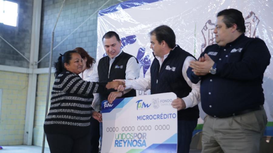 "Unidos Por Reynosa" entrega 395 mil pesos en Microcréditos