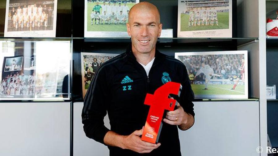 Zidane, mejor entrenador francés de 2017 para 'France Football'