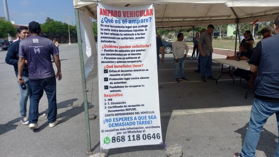 Recolectan firmas contra decomiso de autos en Matamoros