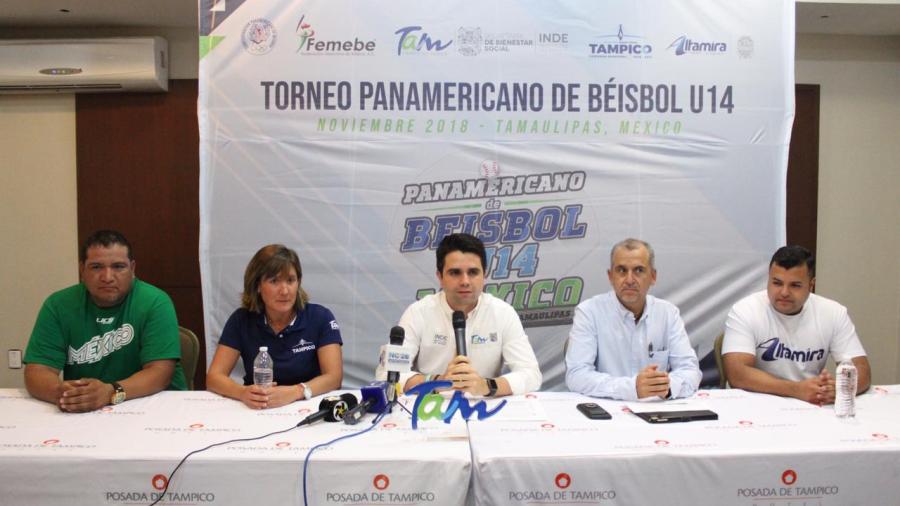 Tamaulipas recibe el Campeonato Panamericano de béisbol U14