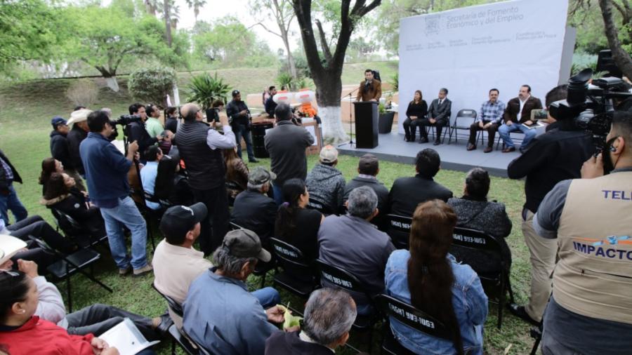 Va Mario López por más acciones  y más presupuesto para el campo
