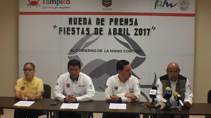 Presentan programa deportivo en el marco de las Fiestas dé Abril Tampico 2017