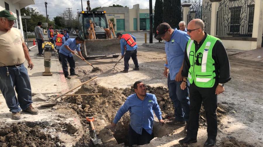 Emergente Inversión de 5.5 millones de pesos para reponer líneas hidráulicas en Matamoros