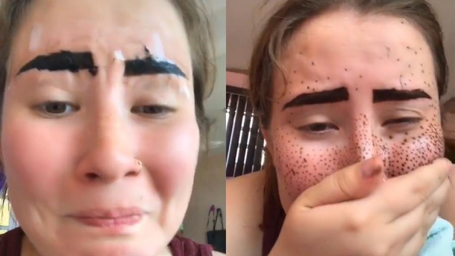 ¡Quería ser viral! Chica hace TikTok pintándose la cara con henna y termina mal  