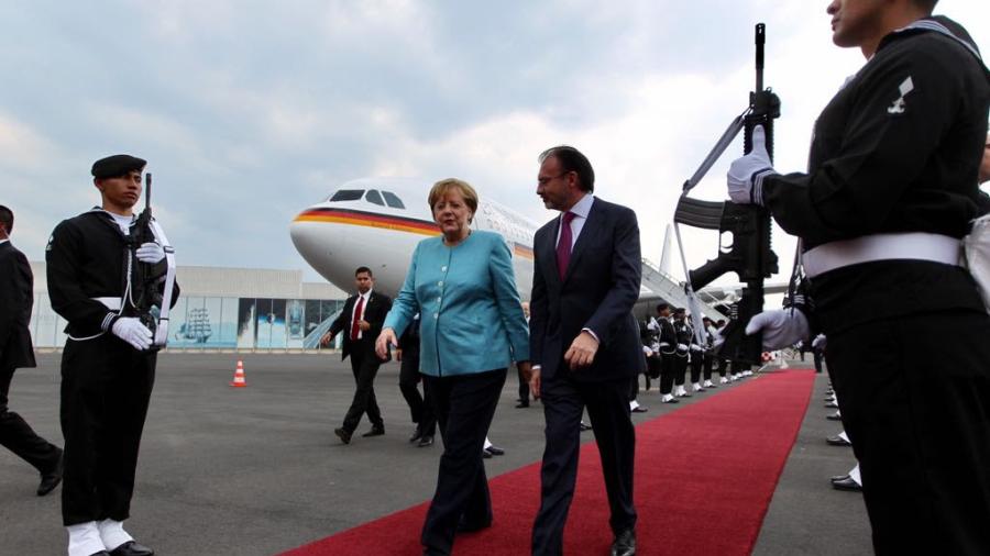 Angela Merkel llega a México
