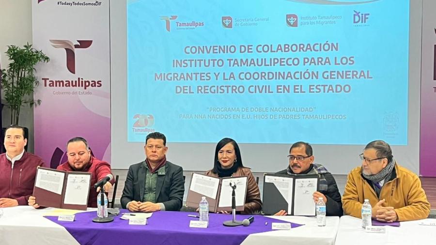 Arranca programa de “Doble Nacionalidad” para hijos de padres tamaulipecos, nacidos en los Estados Unidos