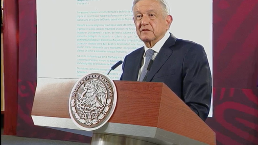 Revela AMLO carta que le envió al abogado de García Luna