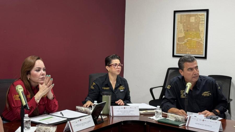 Participa Secretaría de Recursos hidráulicos en sesión del consejo de administración de la comapa de Nuevo Laredo