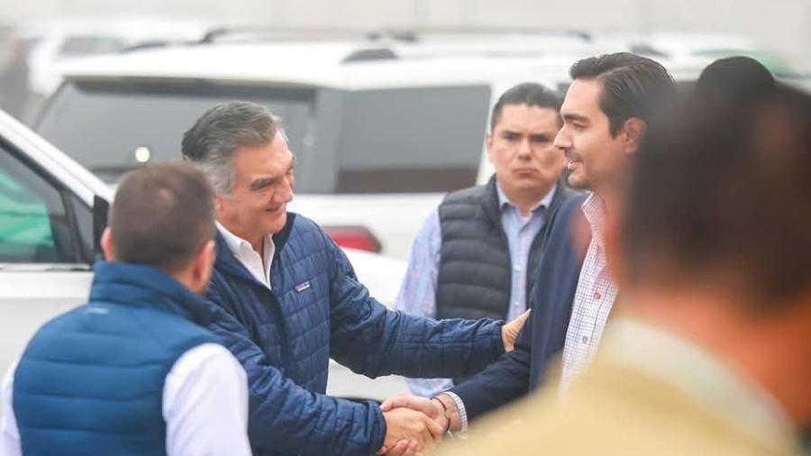 Américo Villarreal y Carlos Peña Ortiz reafirman compromiso por la paz en Reynosa 