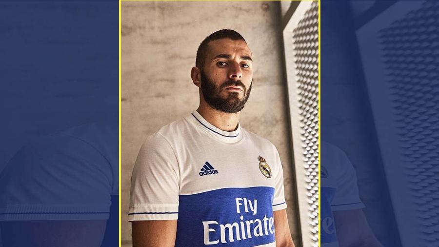 Benzema filtra la nueva camiseta del Real Madrid