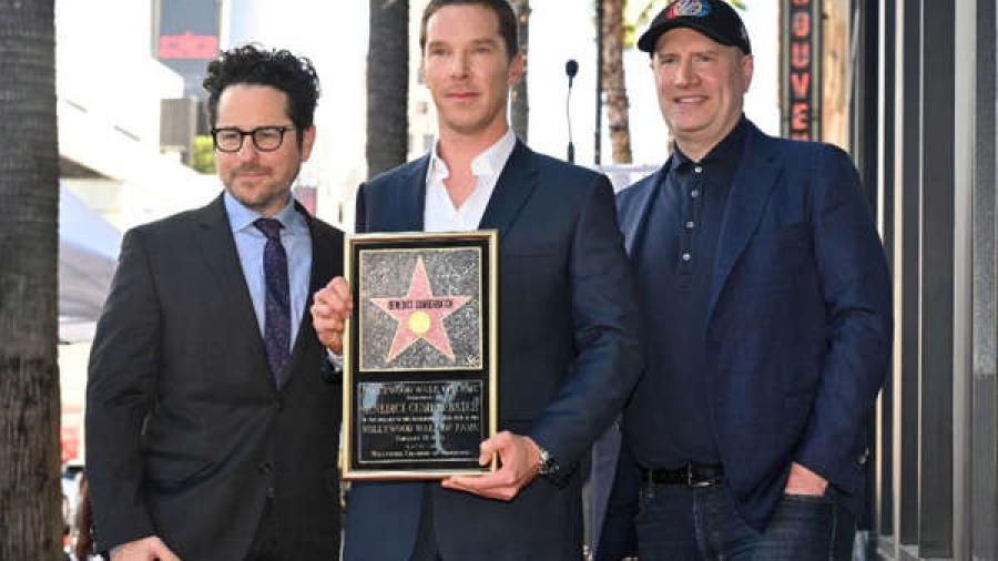 Benedict Cumberbatch recibe su estrella en el paseo de la fama de Hollywood