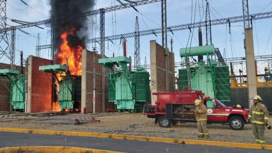 Controlan incendio en subestación de CFE en El Salto, Jalisco
