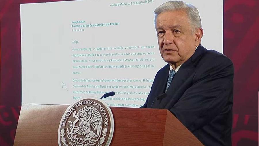  AMLO invita a Biden a visitar México