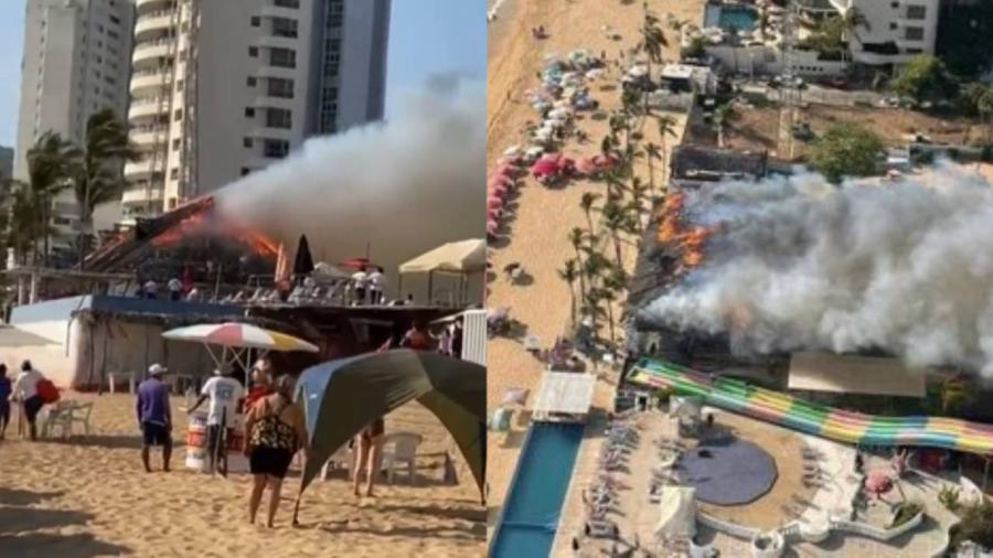 En plenas vacaciones, El Rollo de Acapulco se incendia