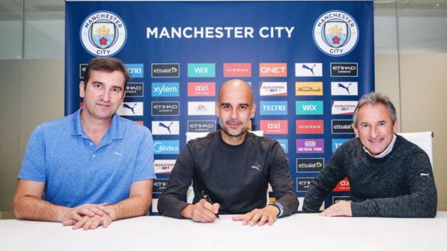 Pep Guardiola renueva con el Manchester City hasta 2023