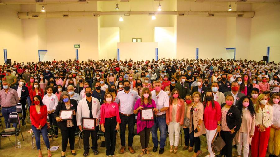 Prevenir es Vivir, conmemoran Día Internacional de la Lucha Contra el Cáncer en Reynosa