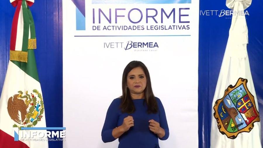 Presenta Diputada Ivett Bermea primer informe de actividades legislativas