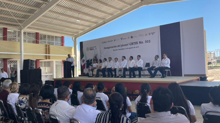 Inauguran CBTis 302 en Reynosa