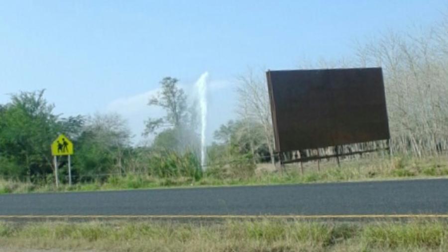  Cierran parcialmente la carretera Tampico-Mante por fuga de combustible