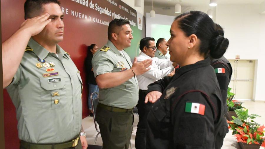 Conocimientos impartidos por PONALSAR a Guardia Estatal al servicio de la ciudadanía