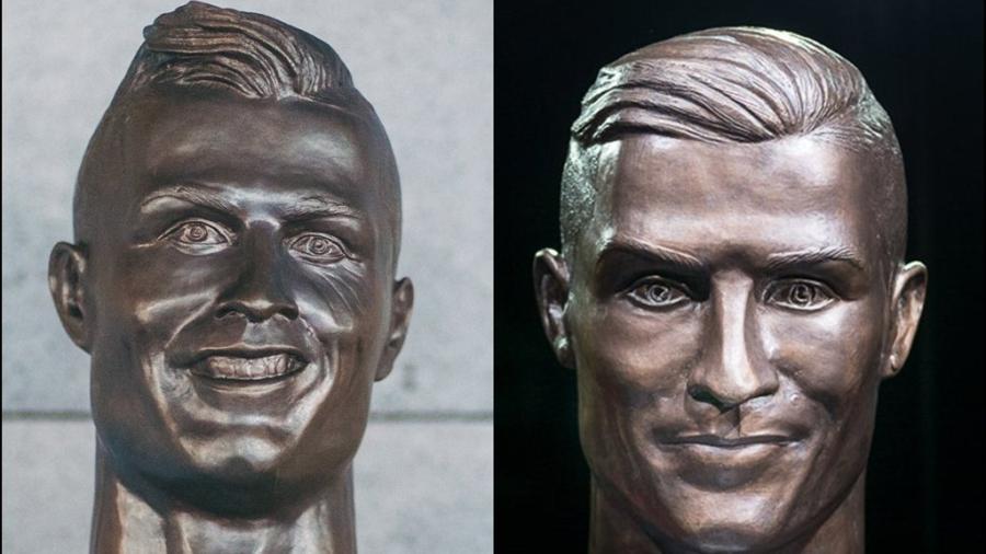 A un año, mejoran busto de Cristiano Ronaldo