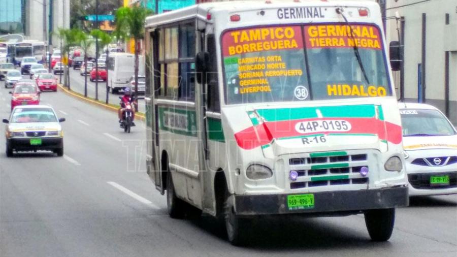 Descartan incremento a tarifas del transporte público en Tamaulipas