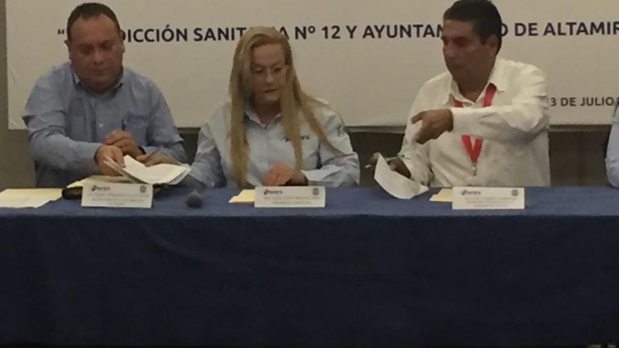 Ayuntamiento firma convenio de colaboración con Jurisdicción Sanitaria No. 12