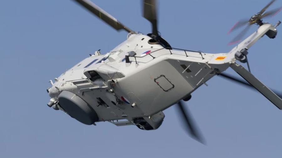 Helicóptero de la Marina aterriza de emergencia tras golpear cableado de la CFE en Sinaloa