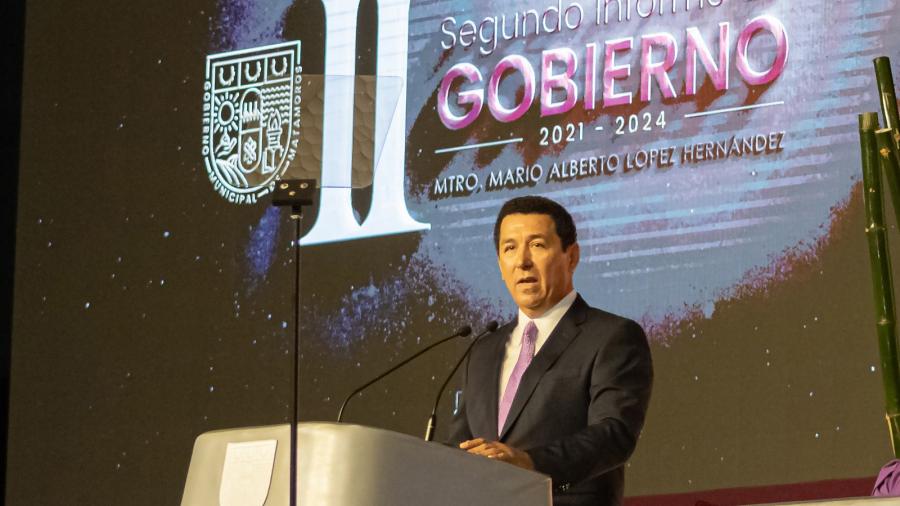 Rinde Mario López Segundo Informe de Gobierno