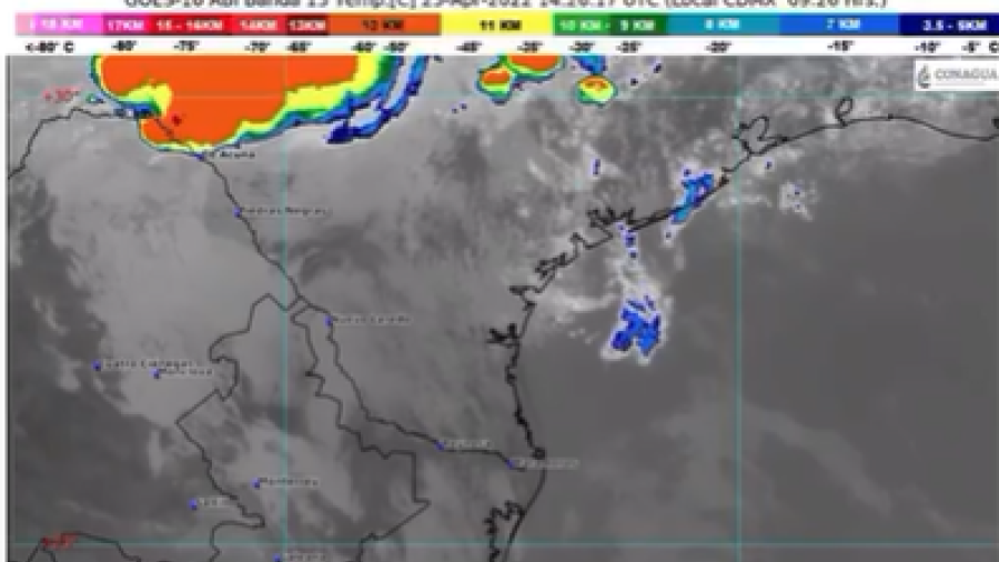 Frente frío 45 provocará lluvias en Reynosa