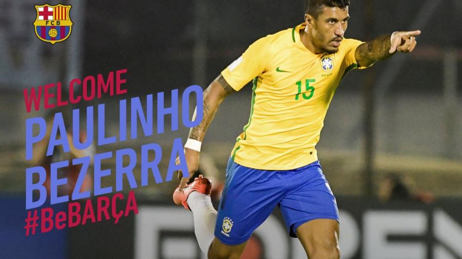 El Barcelona hace oficial el fichaje de Paulinho Bezerra