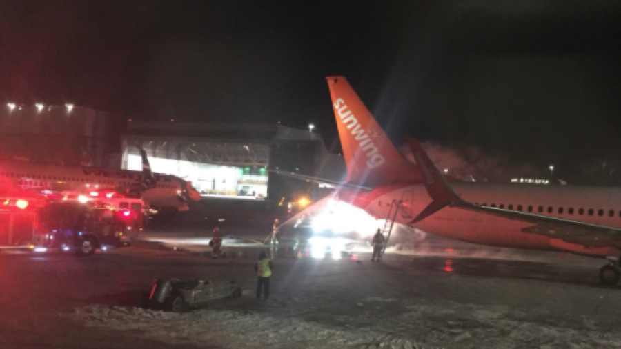 Dos aviones colisionan en AITP