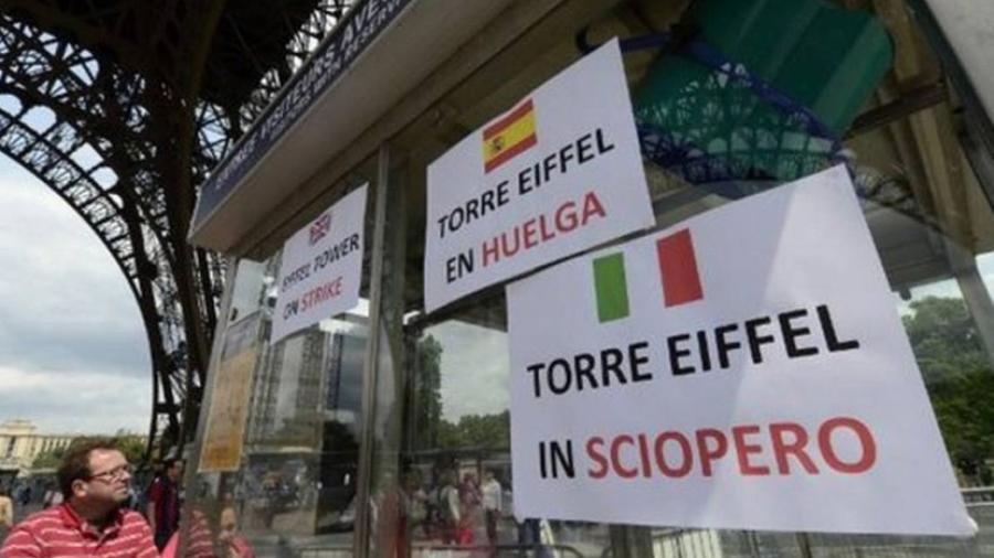 Torre Eiffel mantiene cierre por huelga de empleados