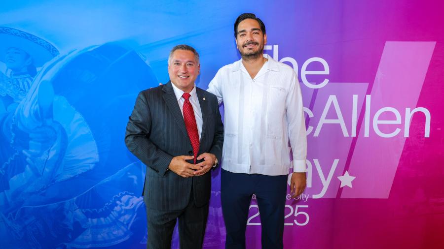 Felicitó Alcalde Carlos Peña Ortiz al Mayor de McAllen, Texas, por su Informe
