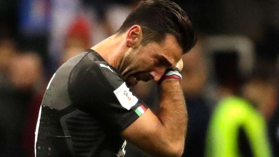 Buffon rompe en llanto ante eliminación azzurra