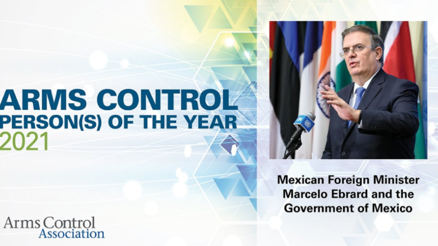 Nombran a Ebrard como Persona del Año en Control de Armas 2021 por demanda contra fabricantes en EUA