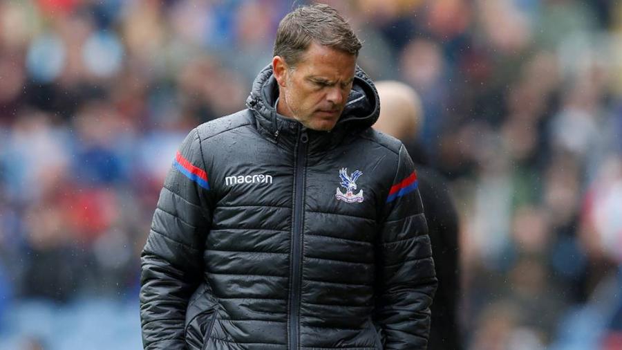 Crystal Palace despidió a Frank de Boer tras 4 derrotas