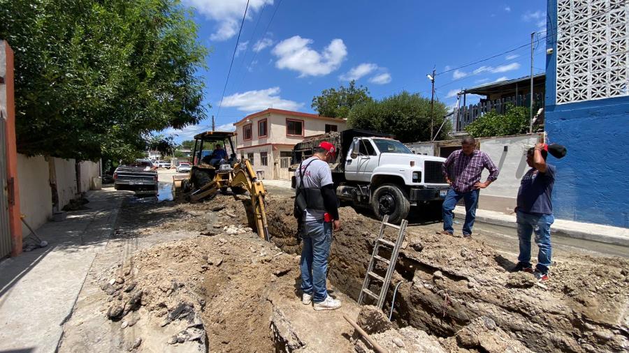 Rehabilita COMAPA 80 metros de atarjea en la colonia Matamoros&nbsp;